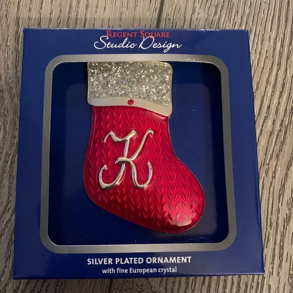 Regent square studio design silver plated ornament